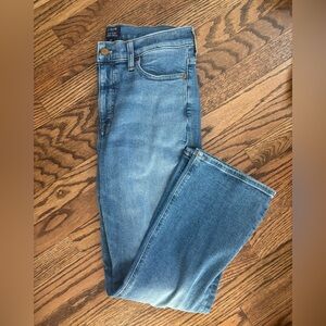 Jcrew factory mid rise flare crop